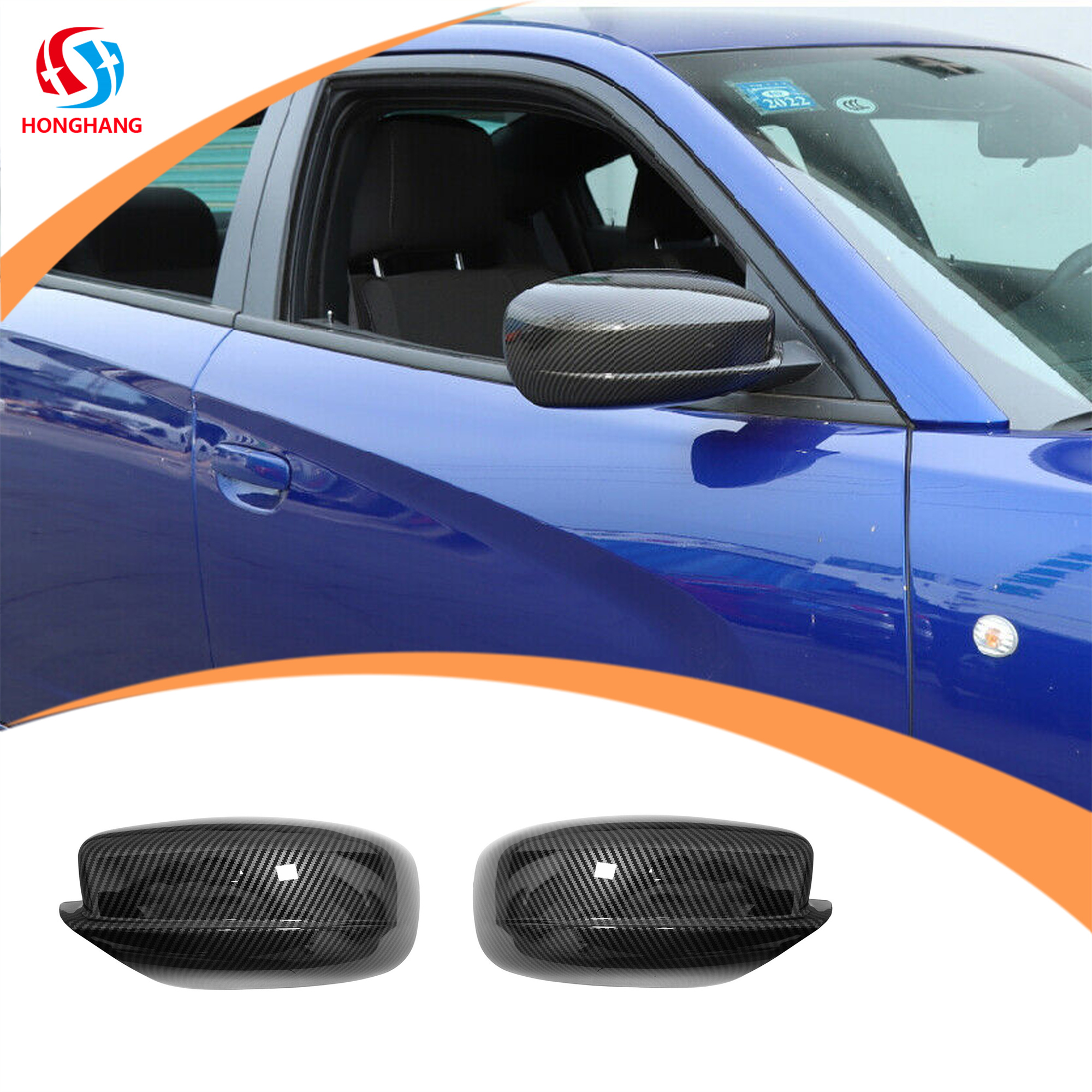 Auto Parts Side Mirror Cover Caps for Dodge Charger