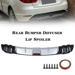 Rear Diffuser Rear Bumper Lip Universal Type C Suitable for All Car
