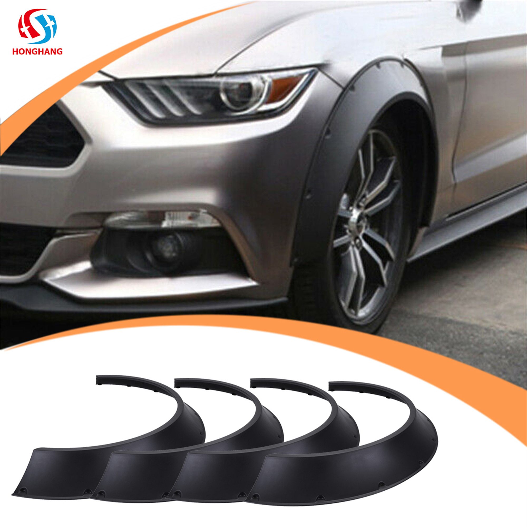 Type B 4pcs/set Big Size Universal Fender Flares For All SUV Cars 